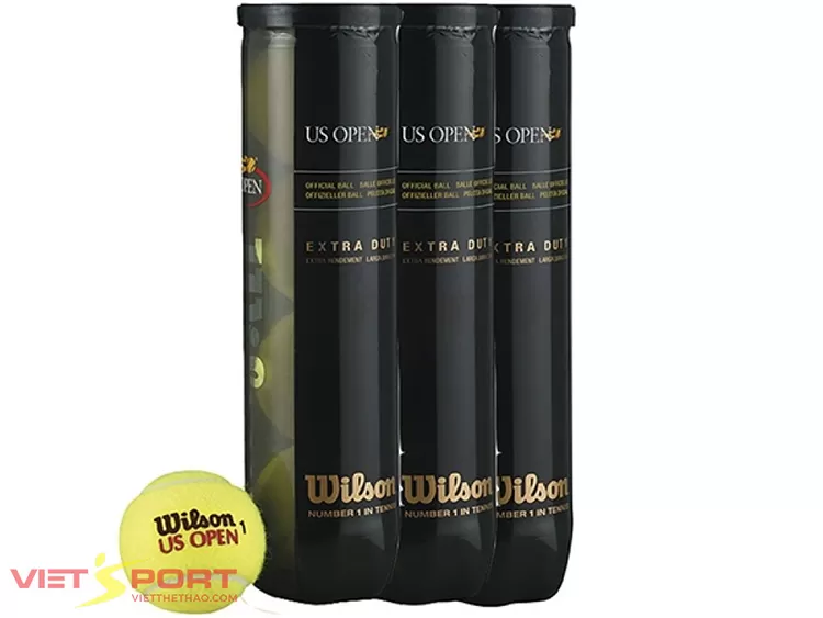 B&oacute;ng Tennis WILSON US Đen 4