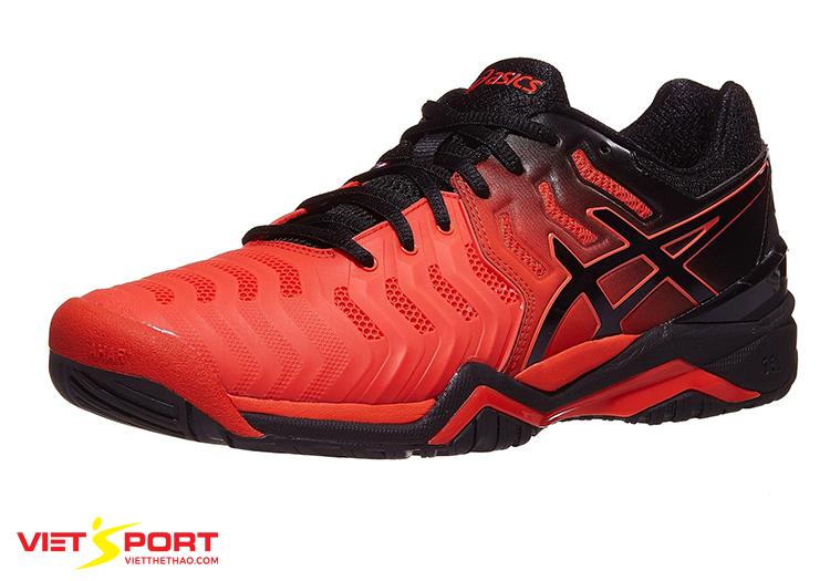 GIẦY TENNIS ASICS GEL RESOLUTION 7 RED/BLACK