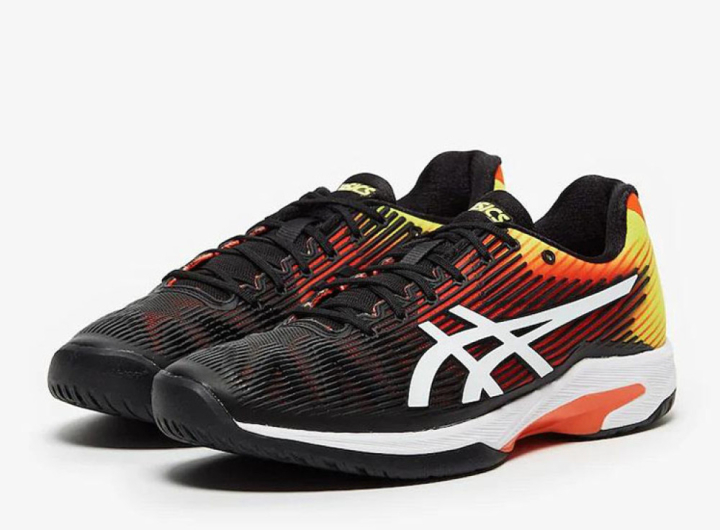 GIẦY TENNIS ASICS SOLUTION SPEED FF ĐEN/CAM