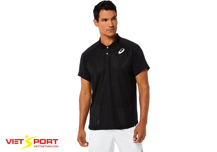 ÁO TENNIS ASICS POLO ACTIBREEZE MATCH ĐEN ÁO TENNIS ASICS POLO ACTIBREEZE MATCH ĐEN