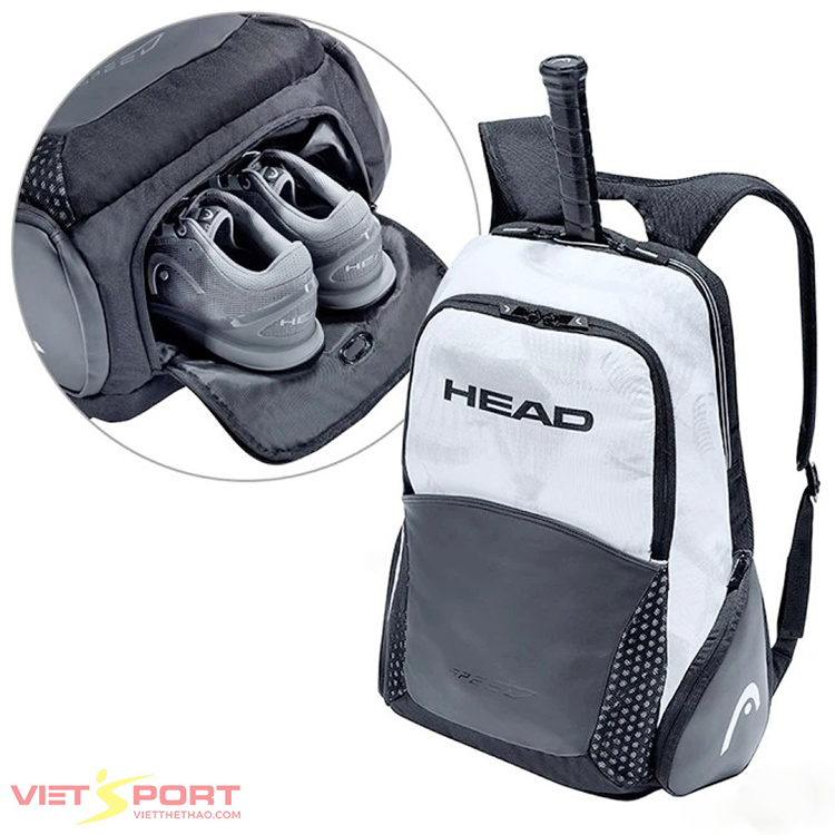 Balo tennis Head Speed Djokovic 2021 Trắng/Đen Balo tennis Head Speed Djokovic 2021 Trắng/Đen