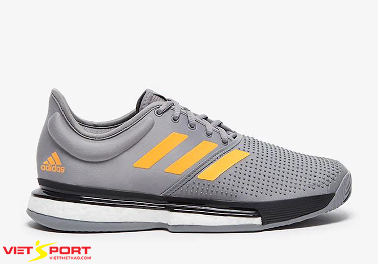 Adidas Solecourt Boost Ghi - Cam