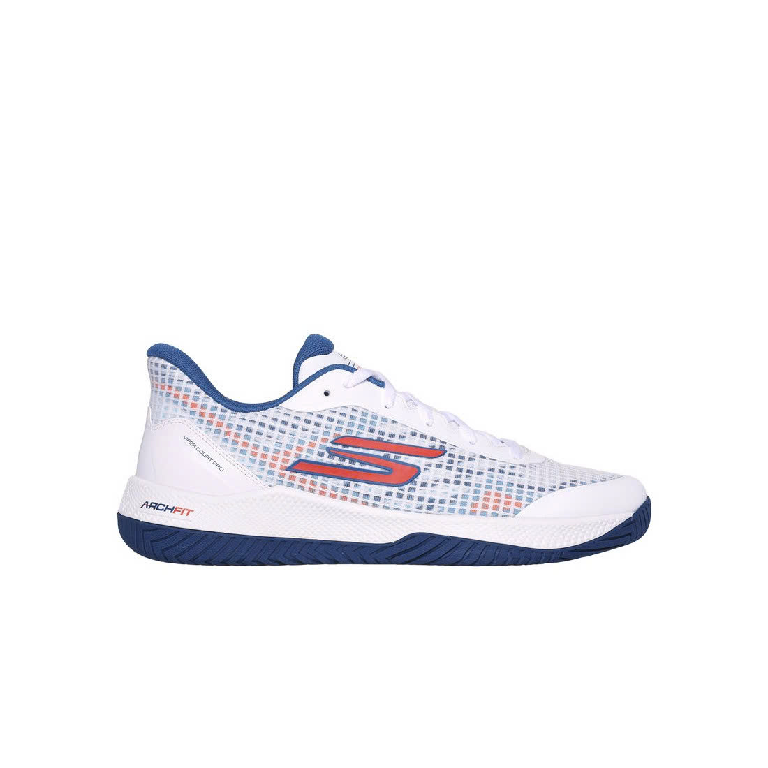 Giày Pickleball Skechers Viper Court Pro Trắng Xanh