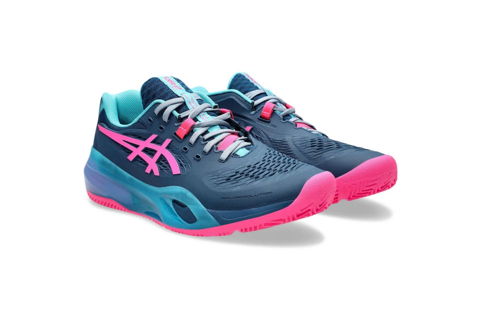 Giày Tennis Asics GEL-RESOLUTION X PADEL Mako Xanh