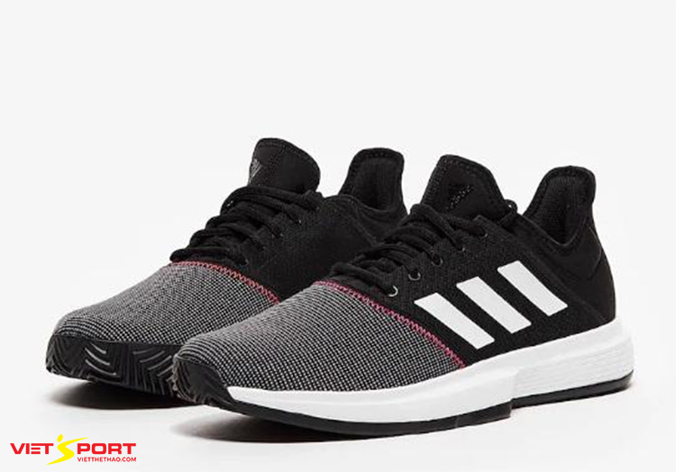 Giày Tennis Adidas Game Court core Đen/Ghi/Trắng Giày Tennis Adidas Game Court core Đen/Ghi/Trắng