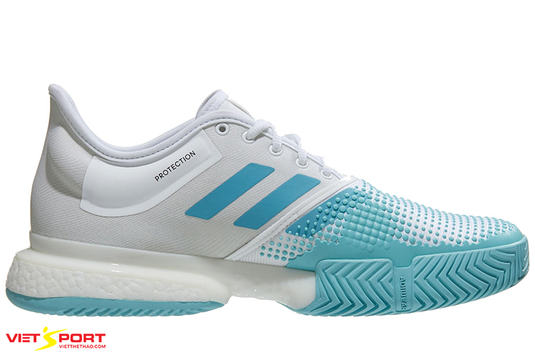 giày tennis chính hãng Adidas Solecourt Boost trắng/xanh giày tennis chính hãng Adidas Solecourt Boost trắng/xanh