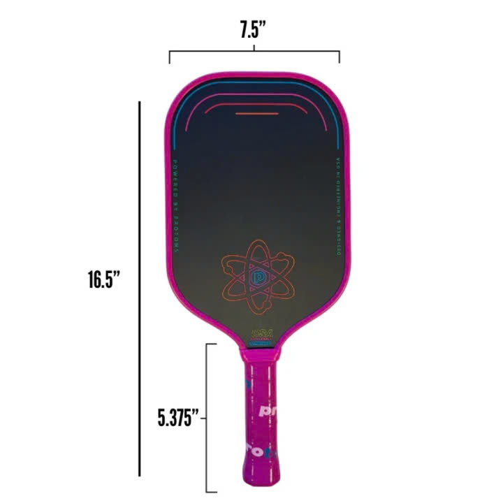 Vợt Pickleball Proton Series Three - Raw Carbon