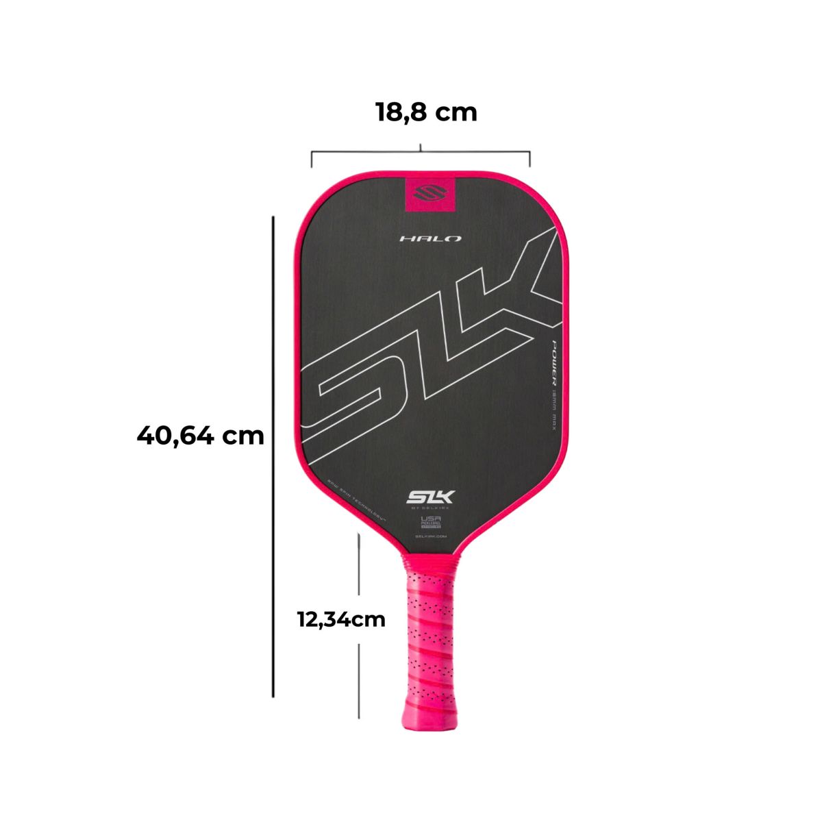 Vợt Pickleball Selkirk SLK Halo Power Max Hồng