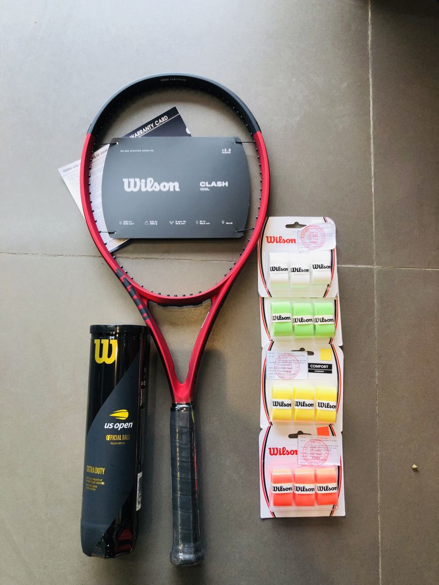 Vợt Tennis Wilson Clash V2 100UL 265g Mới