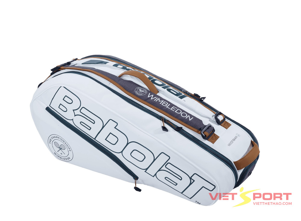BAO VỢT TENNIS WIMBLEDON 6R (TRẮNG)