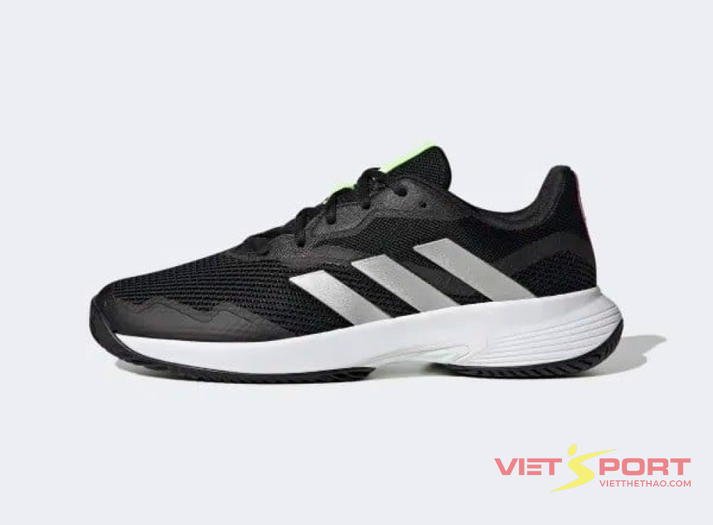 Giày Tennis Adidas Courtjam Control M Xanh/Đen/Hồng