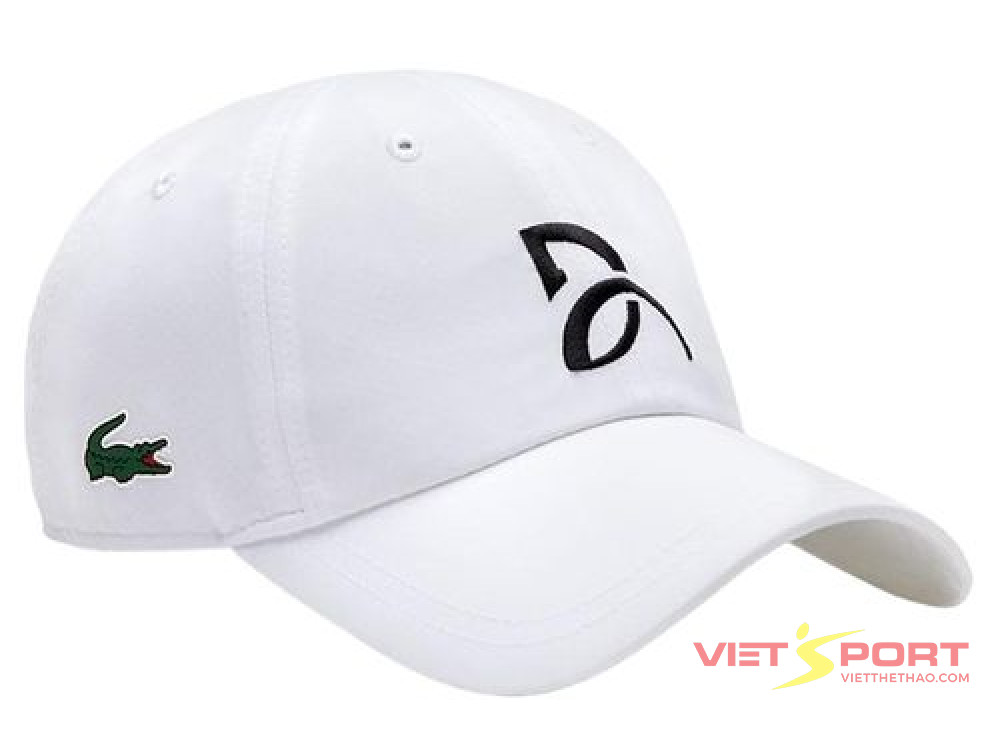 Mũ Tennis Lacoste Djokovic Trắng