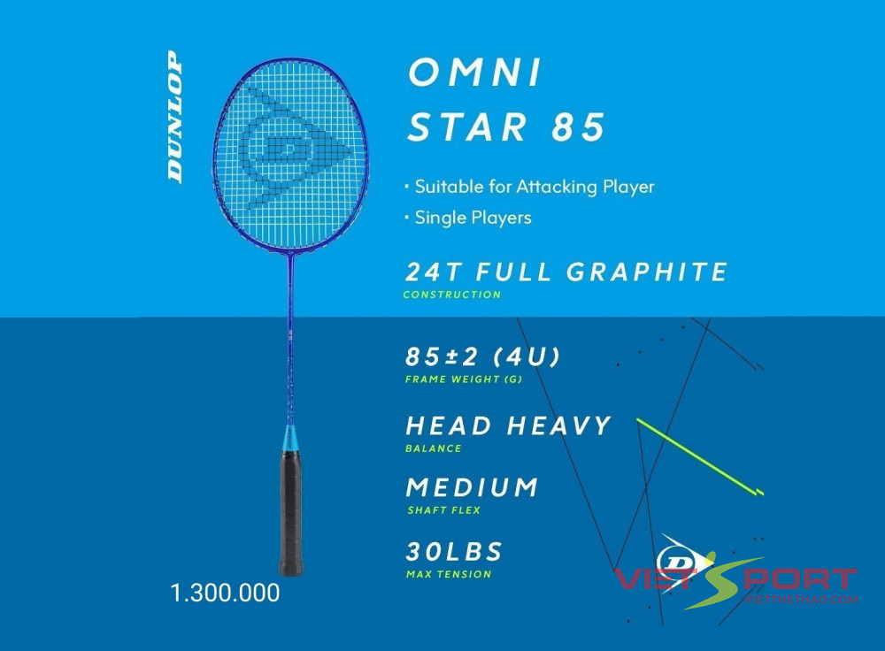 Vợt Cầu Lông Dunlop Omni Star 85