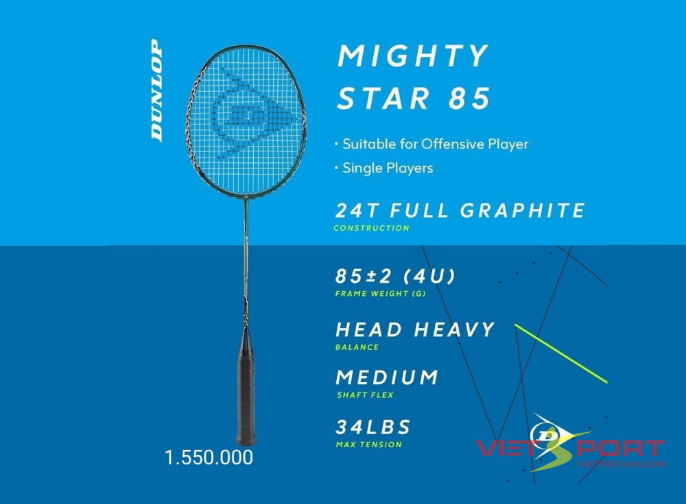 Vợt Cầu Lông Dunlop Mighty Star 85