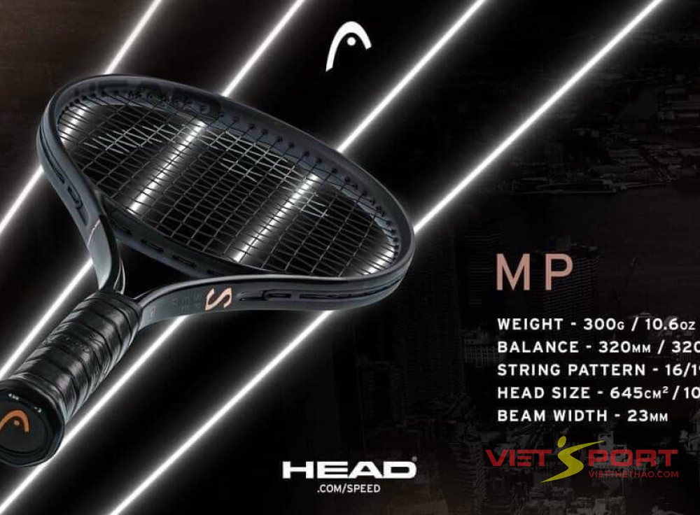 Vợt Tennis Head Speed Mp Black 2023