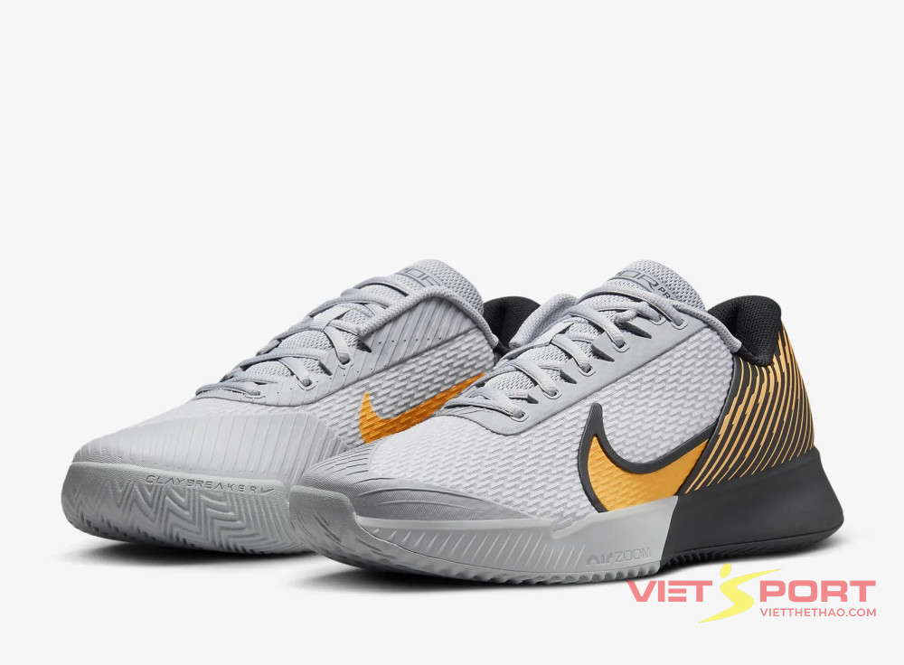 Giày Tennis Nike Vapor Pro 2 Ghi/Đen/Cam DV2020-005