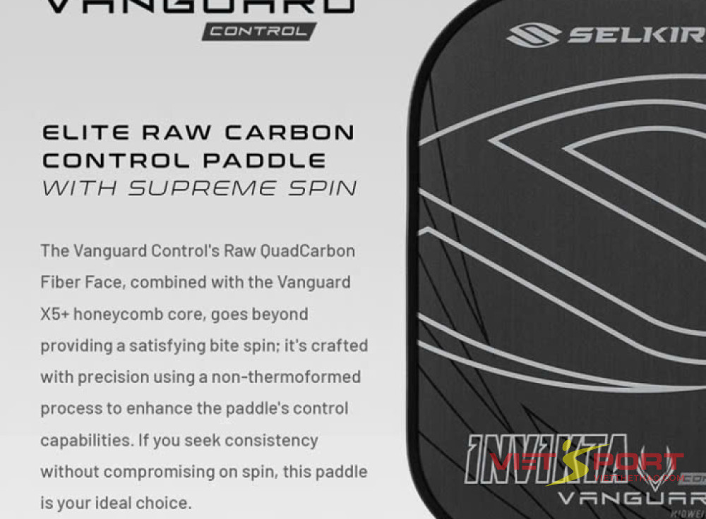 Vợt Pickleball Selkirk Vanguard Control - Epic