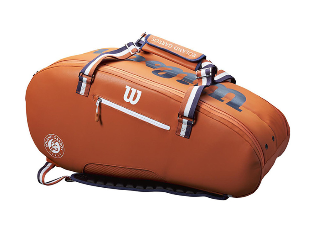 TÚI VỢT TENNIS WILSON ROLAND GARROS 9 VỢT
