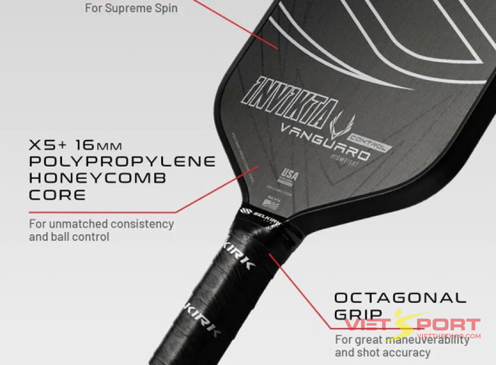 Vợt Pickleball Selkirk Vanguard Control - Invikta