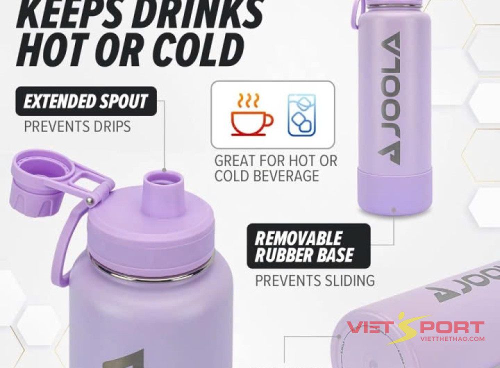 Bình nước JOOLA Water Bottle (Purple)