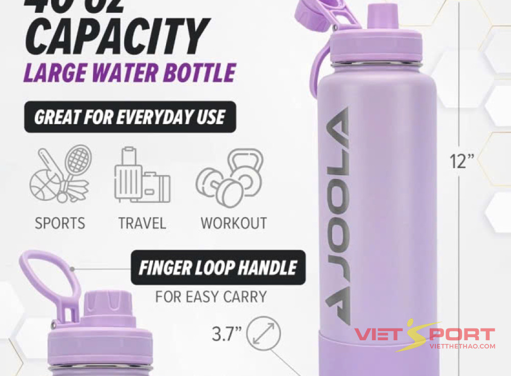 Bình nước JOOLA Water Bottle (Purple)