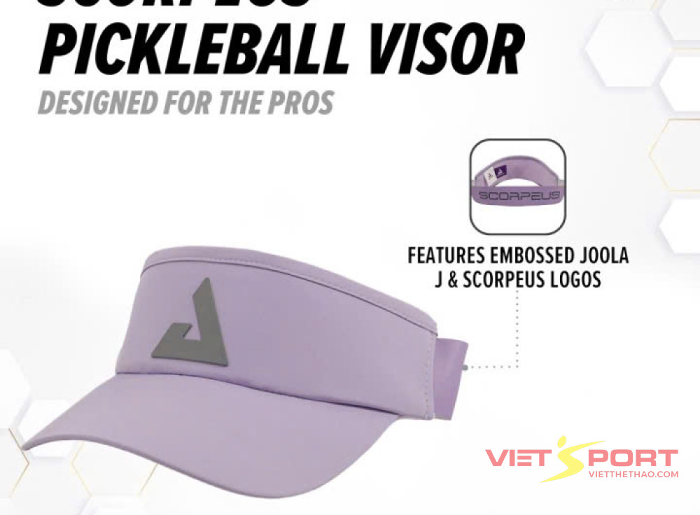 Mũ Joola Scorpeus Visor (Light Purple)