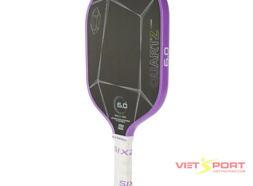 Vợt Pickleball Six Zero Quartz - Amethyst (Purple)