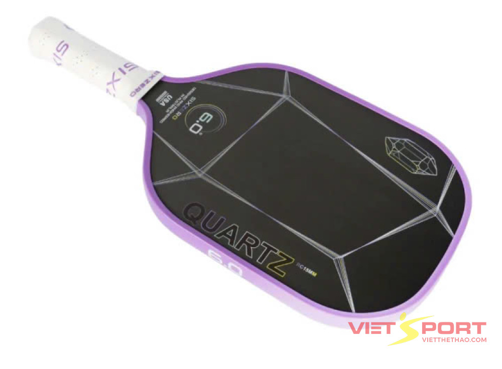 Vợt Pickleball Six Zero Quartz - Amethyst (Purple)