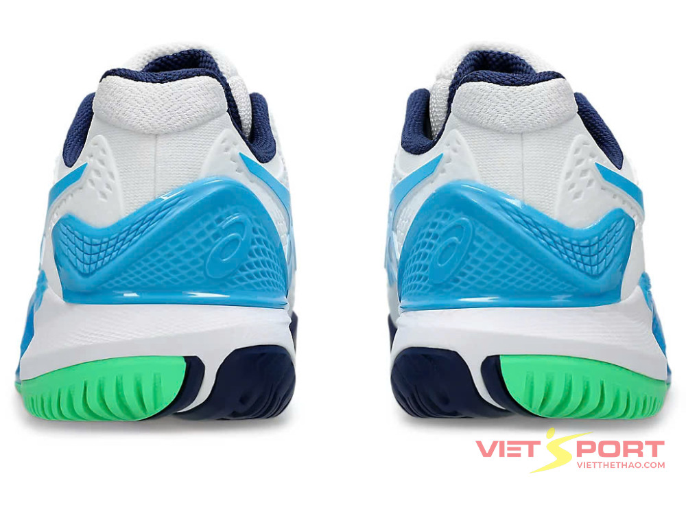 Giày Tennis Asics Gel-Resolution 9 White Digital Aqua