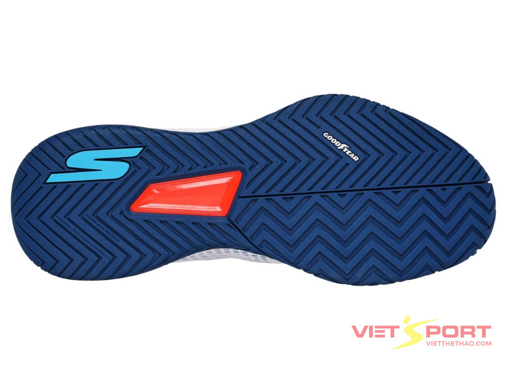 Giày Pickleball Skechers Viper Court Pro Trắng Xanh