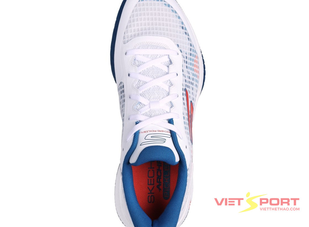 Giày Pickleball Skechers Viper Court Pro Trắng Xanh