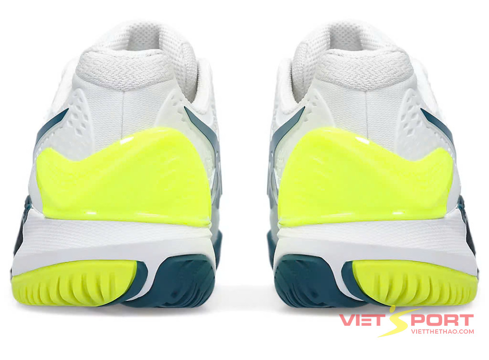 GIÀY TENNIS ASICS GEL-RESOLUTION 9 WHITE/RESTFUL TEAL