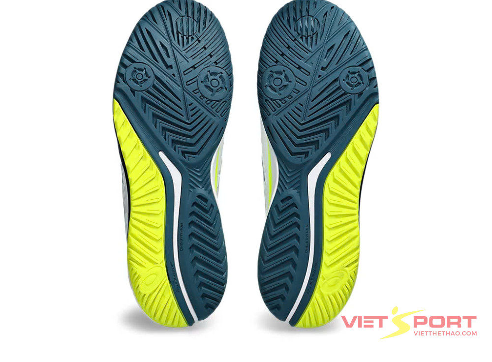 GIÀY TENNIS ASICS GEL-RESOLUTION 9 WHITE/RESTFUL TEAL