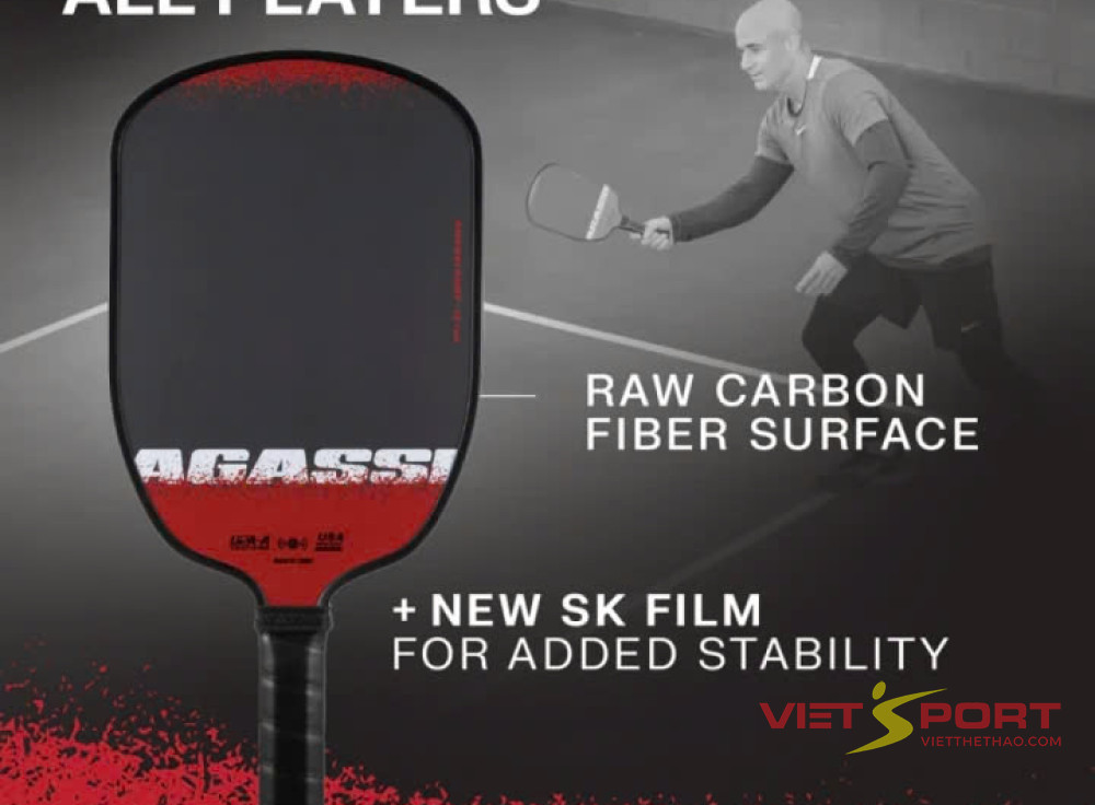 Vợt pickleball Joola Agassi Edge 16mm