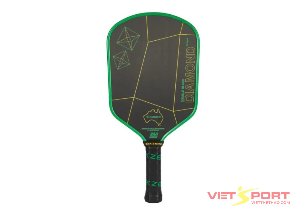 Vợt Pickleball Double Black Diamond Control - Green and Gold