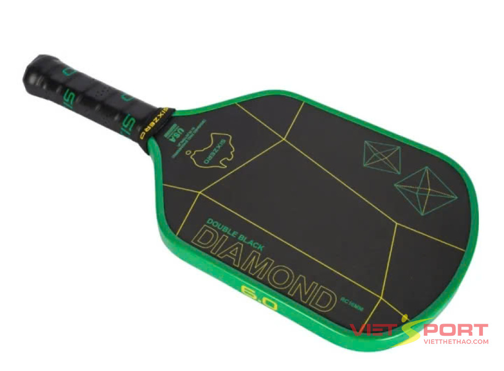 Vợt Pickleball Double Black Diamond Control - Green and Gold