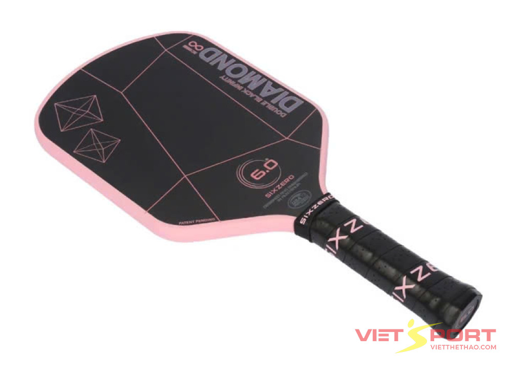Vợt Pickleball Infinity Edgeless Double Black Diamond Control Cherry Blossom Pink