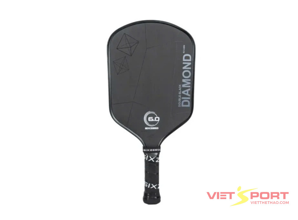 Vợt Pickleball Six Zero Infinity Edgeless Double Black Diamond Control