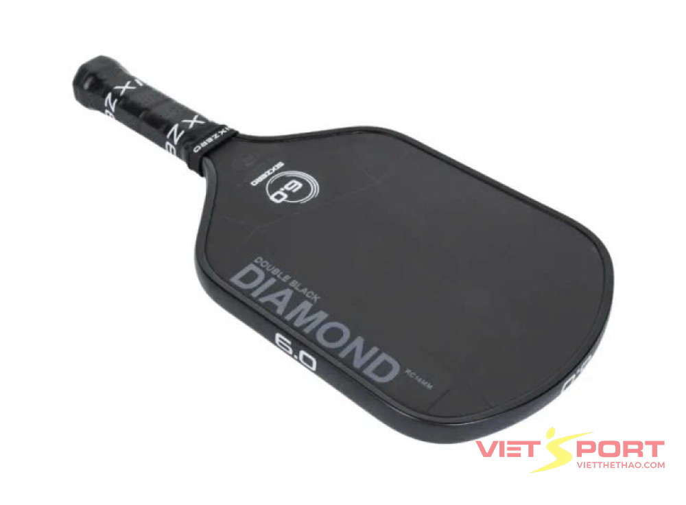 Vợt Pickleball Six Zero Infinity Edgeless Double Black Diamond Control