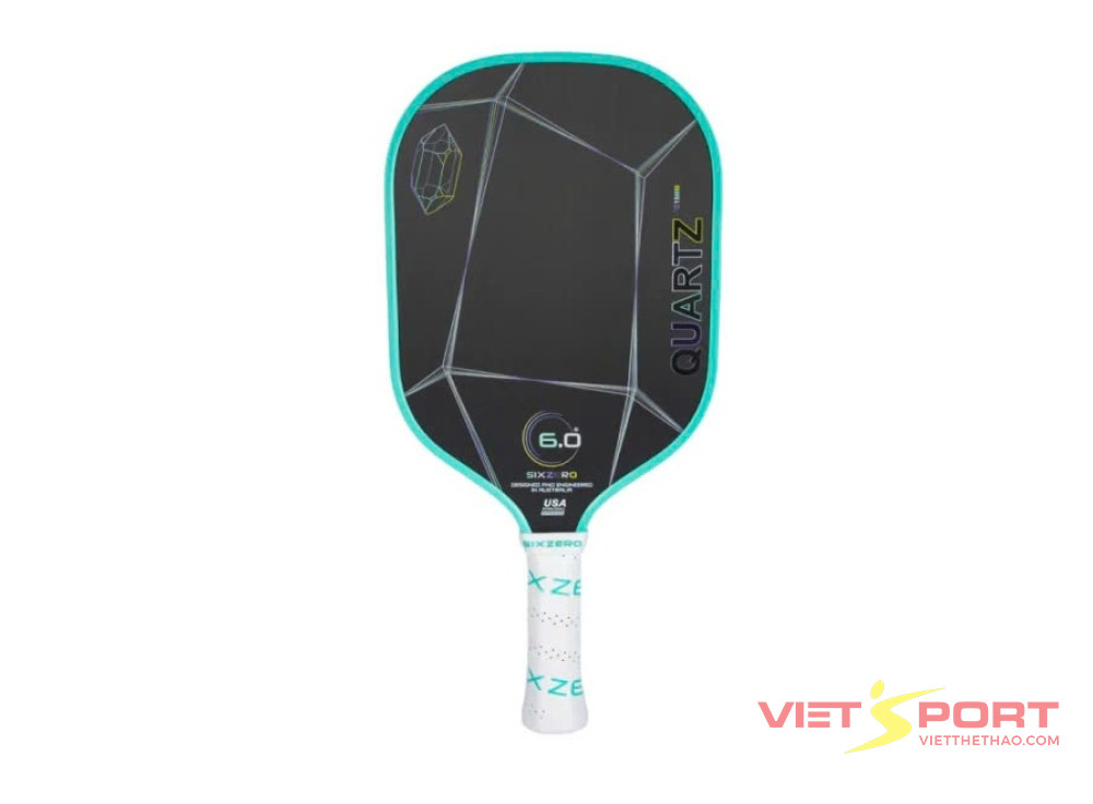 Vợt Pickleball Six Zero Quartz - Praisolite (Green)
