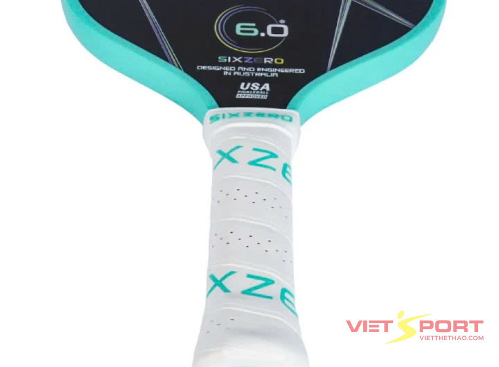 Vợt Pickleball Six Zero Quartz - Praisolite (Green)