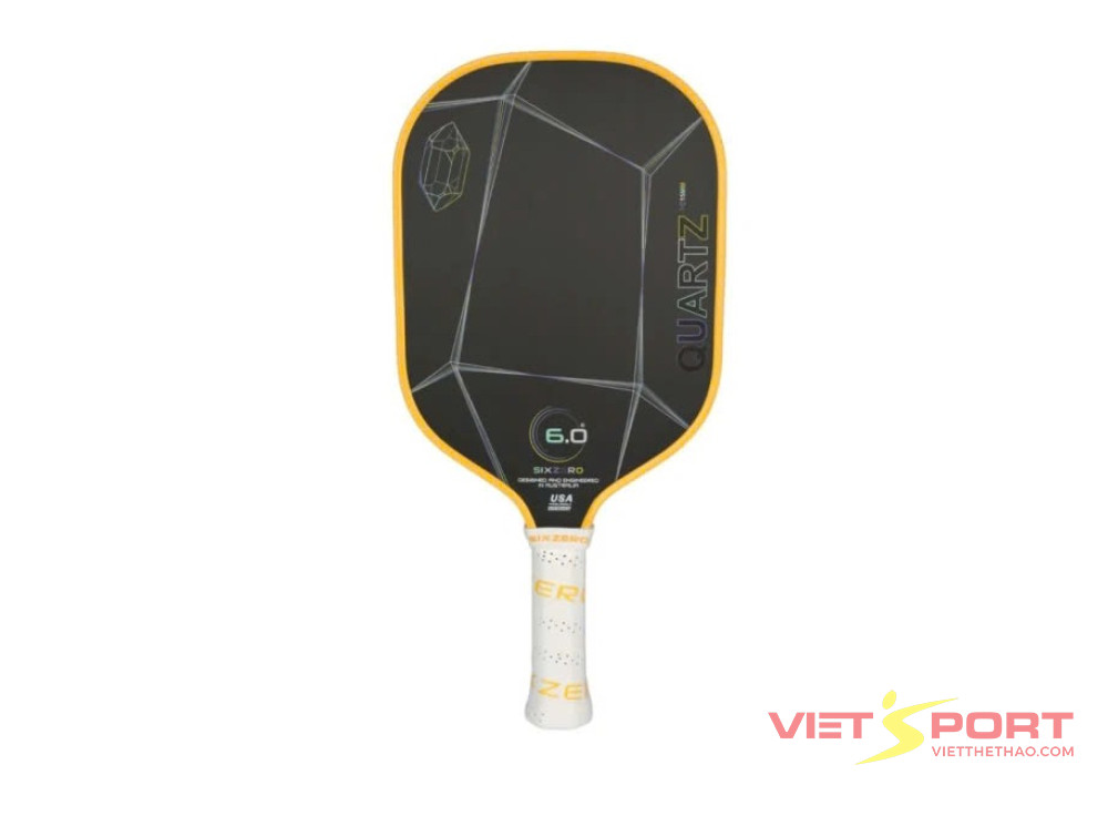 Vợt pickleball Six Zero Quartz - Citrine (Yellow)