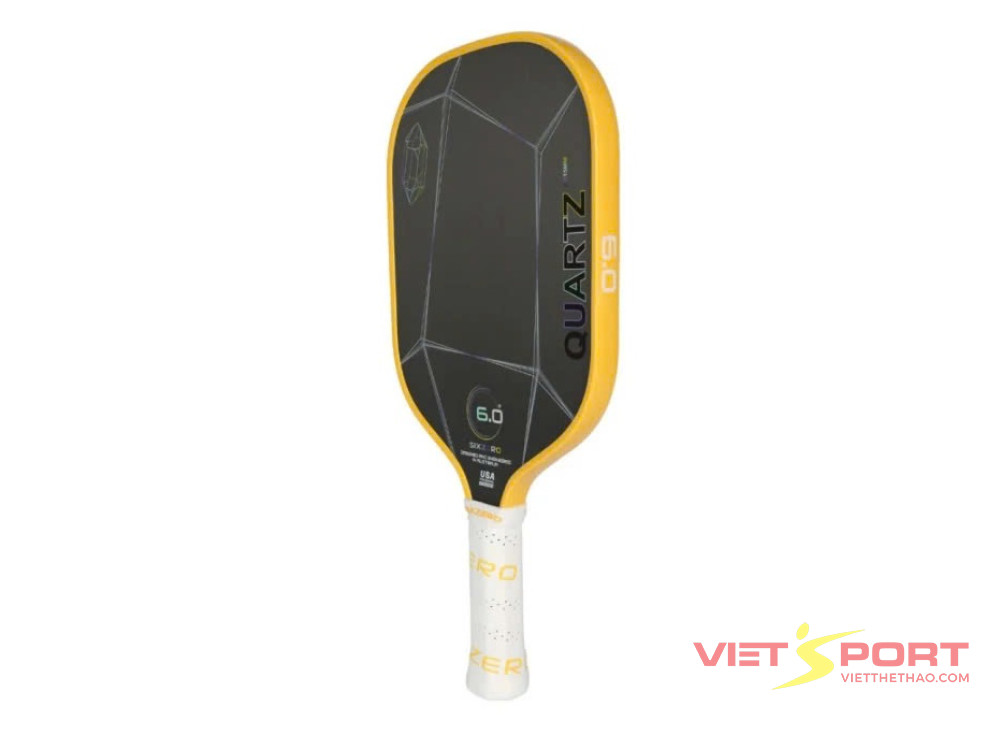 Vợt pickleball Six Zero Quartz - Citrine (Yellow)