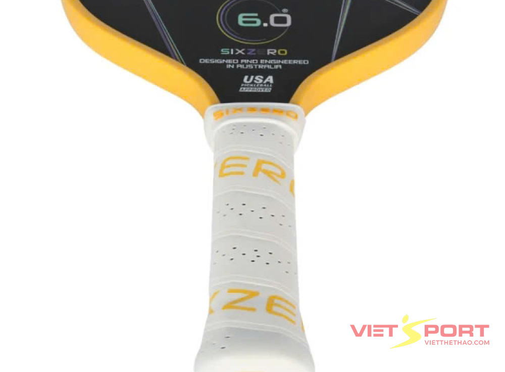 Vợt pickleball Six Zero Quartz - Citrine (Yellow)
