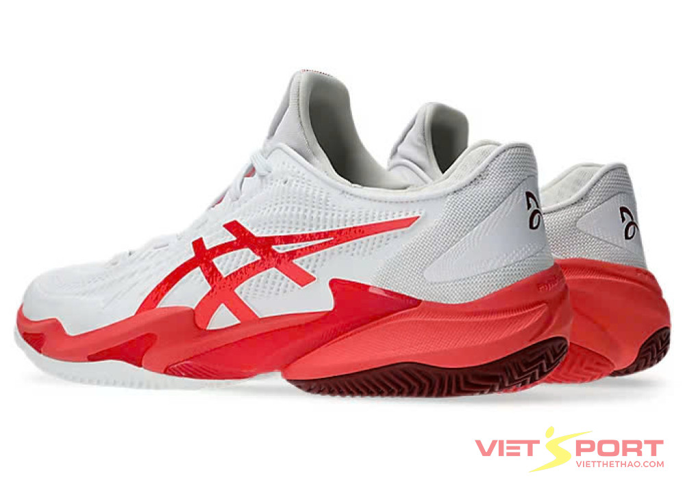 GIÀY TENNIS ASICS COURT FF 3 NOVAK White/Electric Red