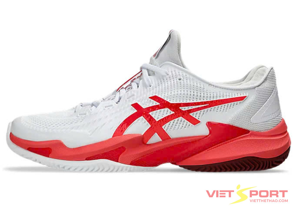 GIÀY TENNIS ASICS COURT FF 3 NOVAK White/Electric Red