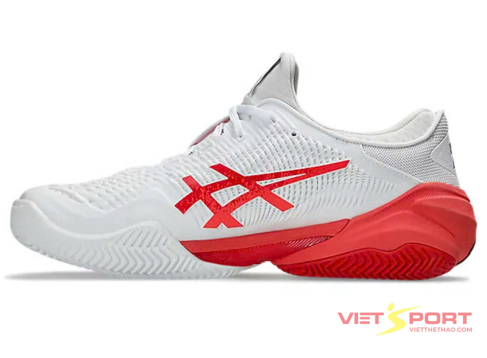 GIÀY TENNIS ASICS COURT FF 3 NOVAK White/Electric Red