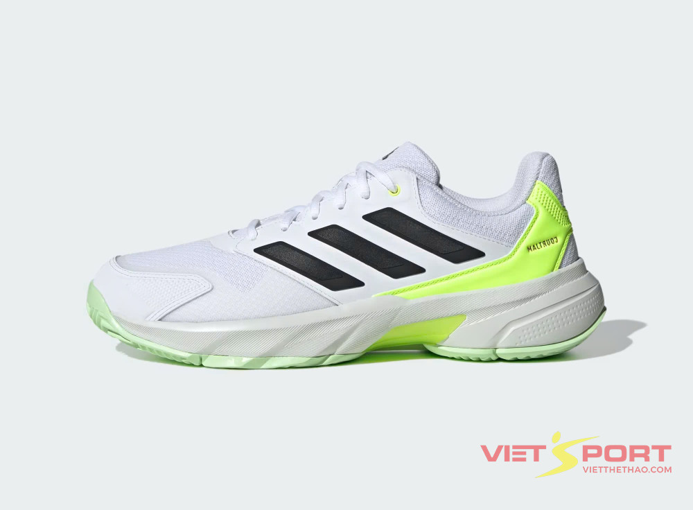 Giày Tennis Pickleball Adidas Courtjam Control 3  Lucid Lemon