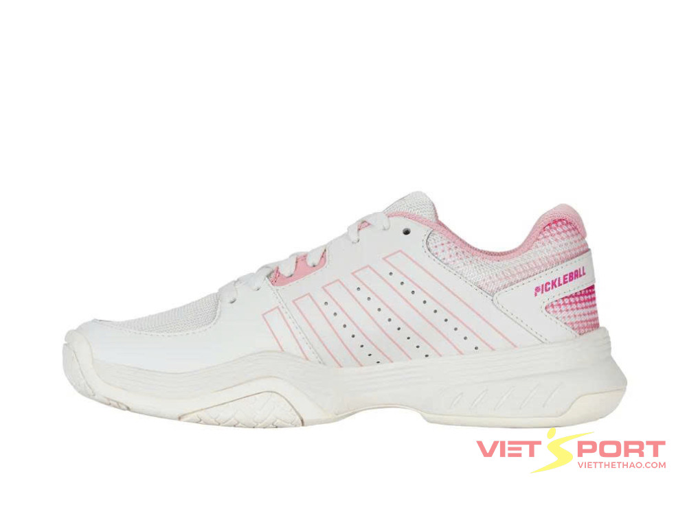 Giày Tennis Pickleball Nữ K-Swiss Court Express Trắng/Hồng