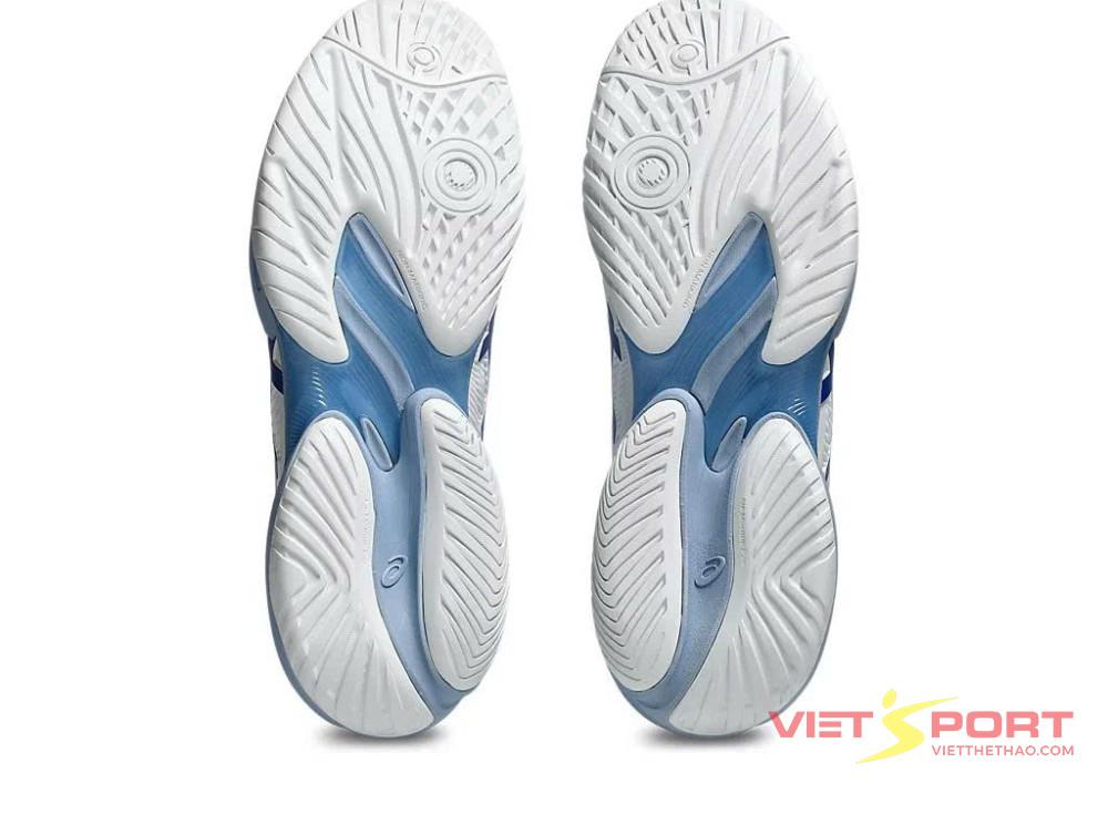 Giày Tennis Pickleball COURT FF 3 NOVAK WHITE/TUNA BLUE